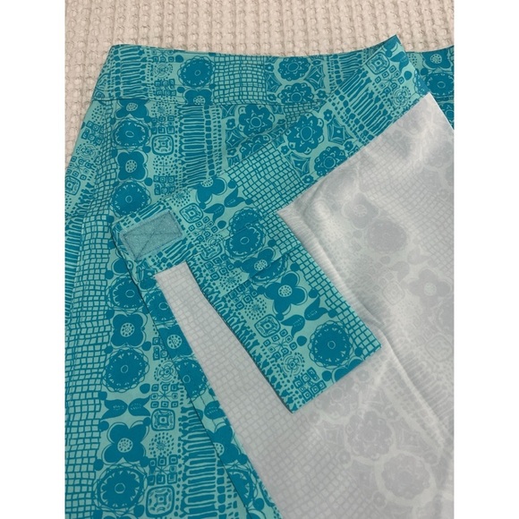 RipSkirt Hawaii Skirt Women’s XXL Teal Blue Print Paía Beach Glass Wrap Cover Up - Picture 7 of 11